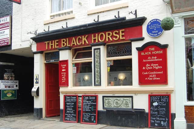 The Black Horse pub in Whitby is back open.