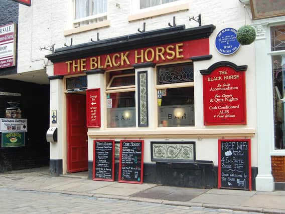 The Black Horse pub in Whitby is back open.