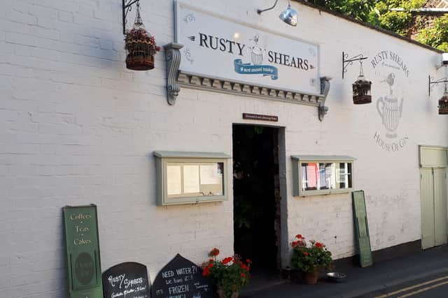 Rusty Shears, Whitby - back open