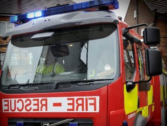 Firefighters called to a crash in Scarborough