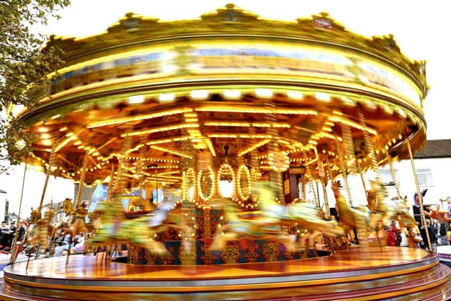 One of the fair's more traditional rides.