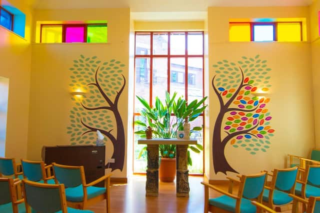 Chapel at Saint Catherine’s Hospice main site in Scarborough.
