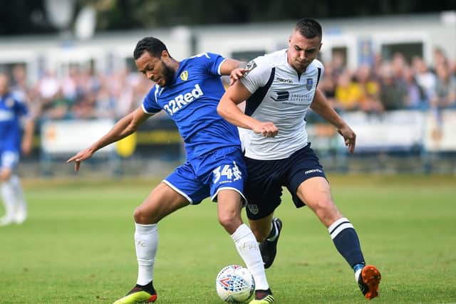 Boro's new signing Will Thornton in action for Guiseley