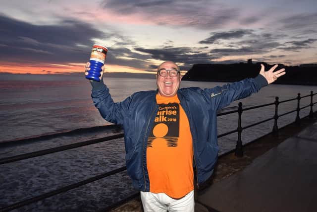 Brendan Sheerin pictured on the 2018 Sunrise Walk.