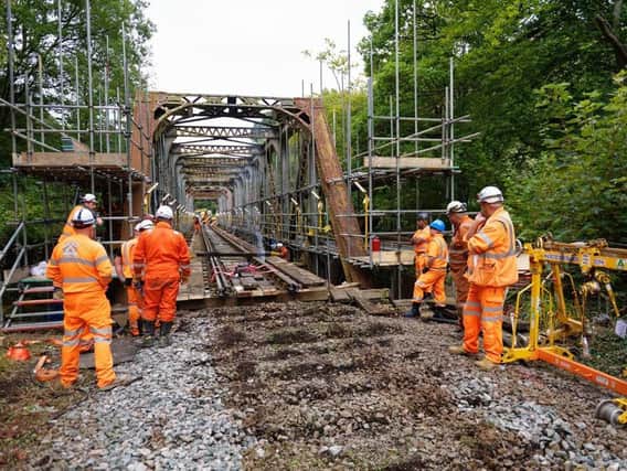 The planned maintenance will take nine days - Picture courtesy: Ontrackimages/Network Rail