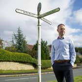 Oliver Smith pictured in Farnham, a village close to Knaresborough.
Oliver Smith, Sales & Customer Services Manager at TIG, a digital communications, design and print firm. The firm is thriving in Knaresborough but more could be done to improve its digital connections. Picture Tony Johnson