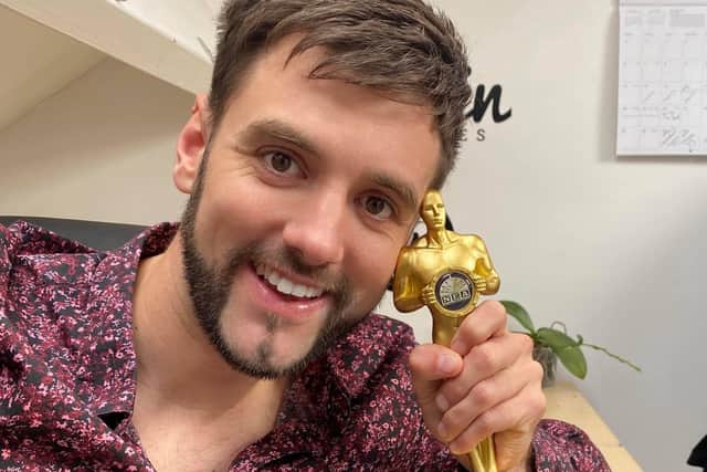 Malton-based entertainer, singer and artist Ryan Swain.