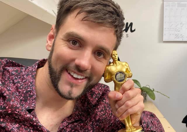 Malton-based entertainer, singer and artist Ryan Swain.
