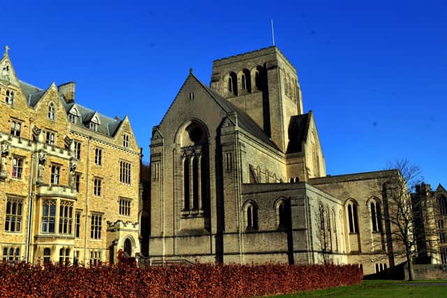 Ampleforth Abbey has a 10-acre orchard, producing tons of apples.