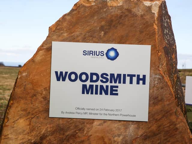 200 jobs are being created at Woodsmith Mine, Sneaton.