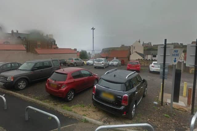 The car park at Silver Street, Whitby