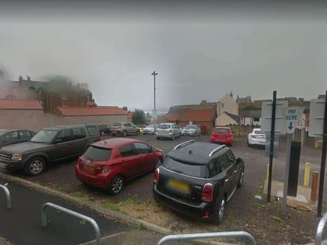 The car park at Silver Street, Whitby