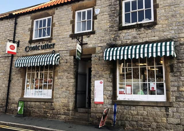 The Costcutter Store on Bridge Street in Helmsley was sold off an asking price off £85,000 for the leasehold interest by Christie and Co.