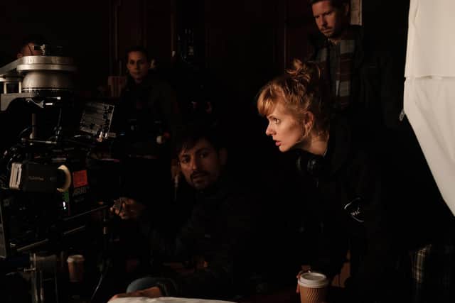 Rose Glass on set. Credit: StudioCanal.