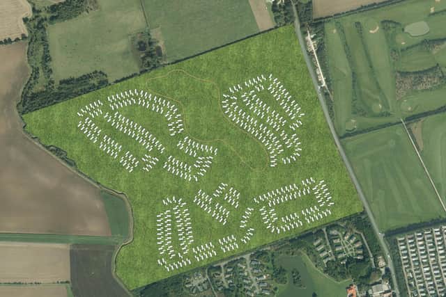 The new holiday park will be built off Hornsea Road in Skipsea. Image from ERYC Planning Portal