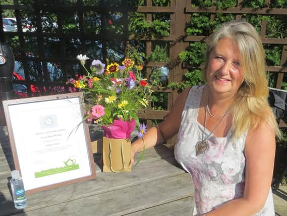 Debbie Swales with her Yorkshire Countrywomen's Award