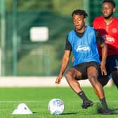 Donald Chimalilo during pre-season with Boro. Picture: Will Palmer