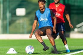 Donald Chimalilo during pre-season with Boro. Picture: Will Palmer