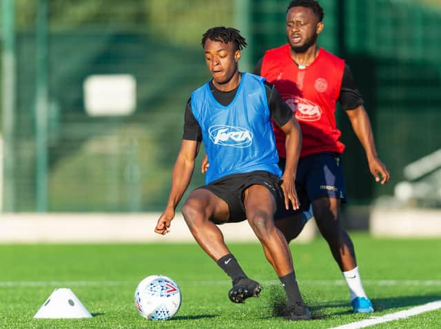 Donald Chimalilo during pre-season with Boro. Picture: Will Palmer
