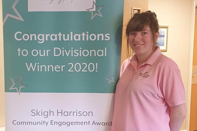 Skigh Harrison said she is proud to have been nominated.