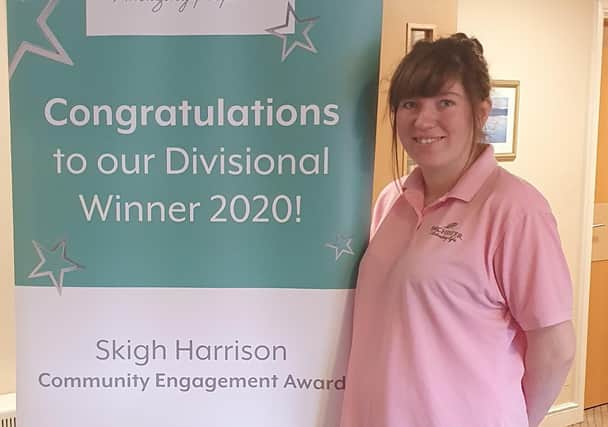 Skigh Harrison said she is proud to have been nominated.