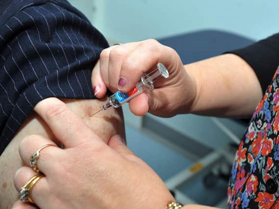 There is a high demand for flu jabs.