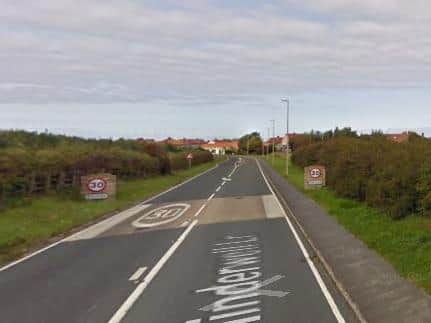 Hinderwell Lane, at the entrance to Staithes
picture: Google