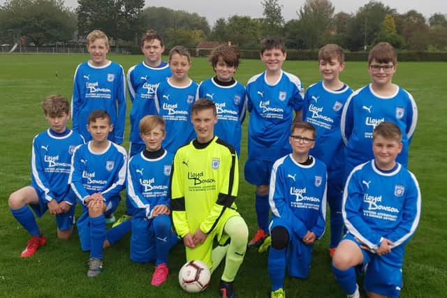 Heslerton Under-14s drew 1-1 with Thornton Dale