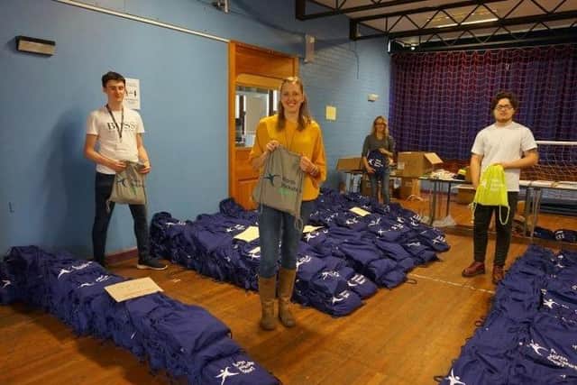 Resource packs were put together at North Yorkshire Sport during the lockdown.