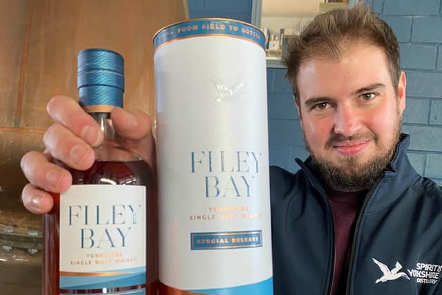 Whisky Director, Joe Clark, with Filey Bay Sherry Cask Reserve #1