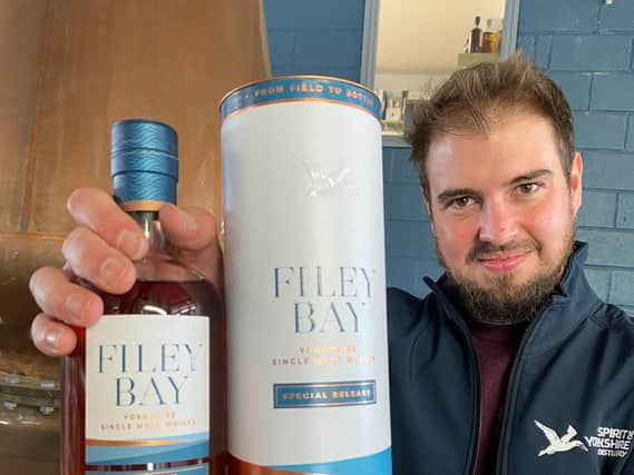 Whisky Director, Joe Clark, with Filey Bay Sherry Cask Reserve #1