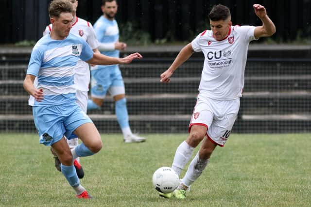 Boro skipper Michael Coulson in action