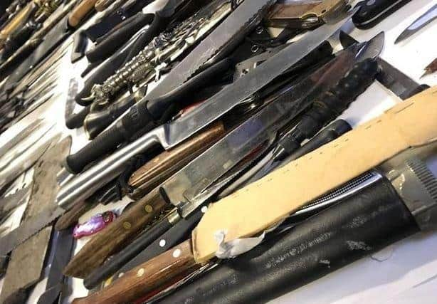 Knife amnesty. File photo.