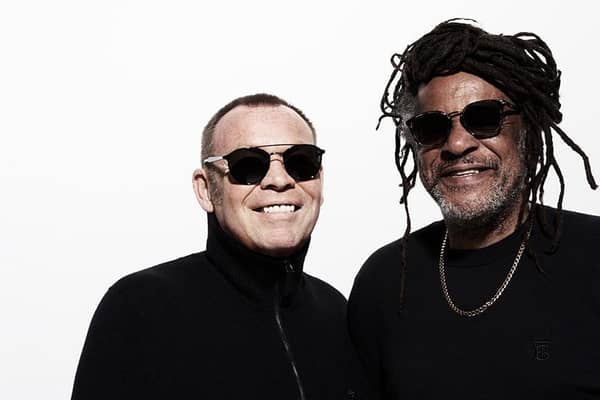 Ali Campbell and Astro.