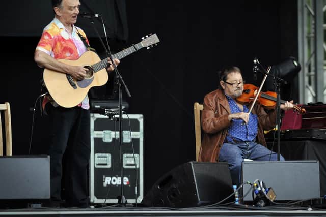 Martin Carthy performing at a previous Musicport festival, in 2011.