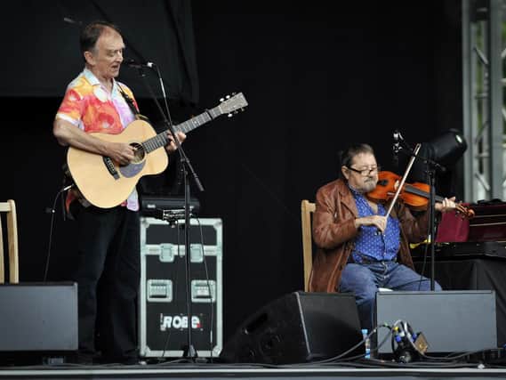 Martin Carthy performing at a previous Musicport festival, in 2011.