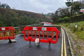 Cow Wath Bridge has been closed following the accident