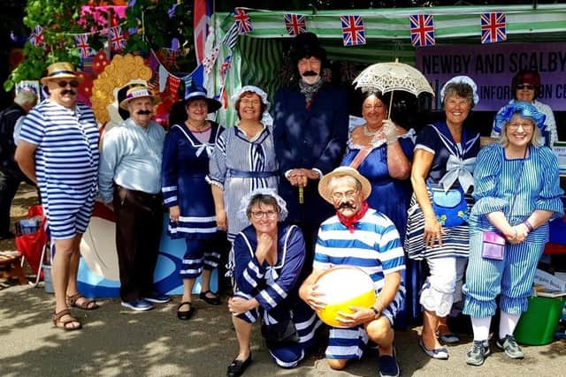 The library volunteers at Scalby Fair