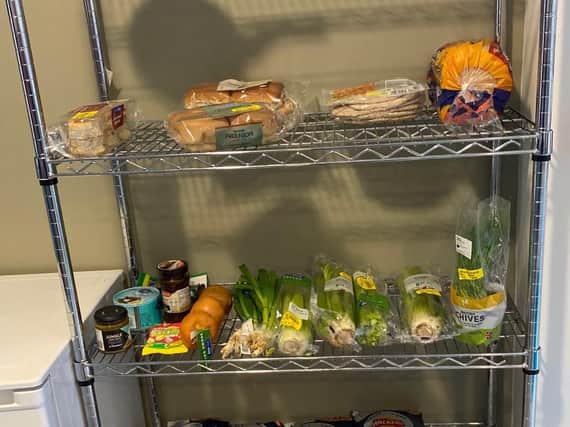 The fridge will stock a variety of food.