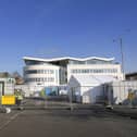 New walk through coronavirus testing facility at William Street Coach park in Scarborough.