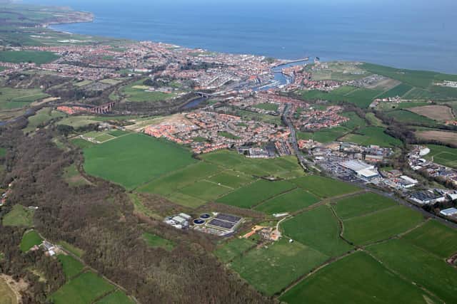 Photo from the air of Broomfield Farm site.
