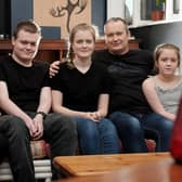 The Janson family: Mum Vanessa, Luka, 17, Greta, 15, dad Carl and Nina, 9.