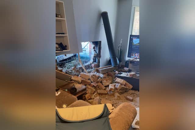 Damage to the house