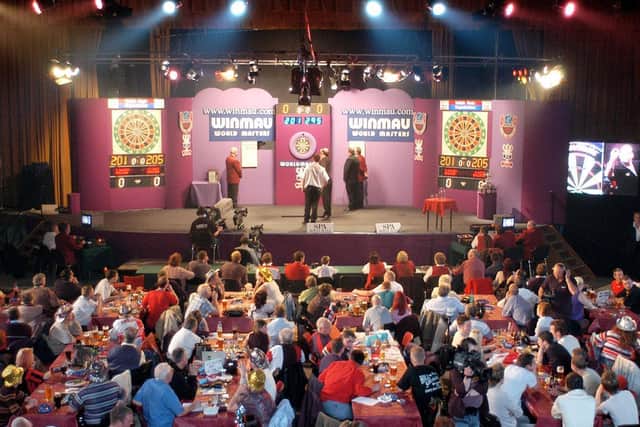 Action from the Winmau World Masters in Brid in 2005, Winmau have agreed to sponsor the new darts event in Brid next year.