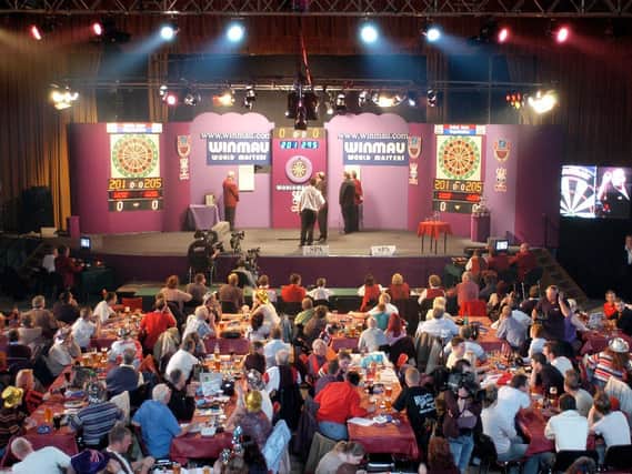 Action from the Winmau World Masters in Brid in 2005, Winmau have agreed to sponsor the new darts event in Brid next year.