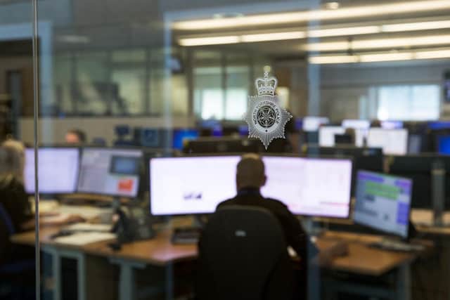 The force's control room handles around 1,000 calls a day