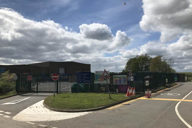 Seamer Carr household waste centre.