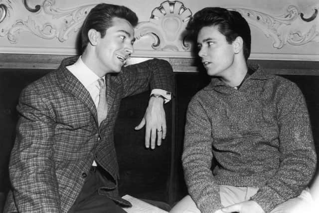 Des O'Connor with Cliff Richard in 1960.