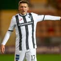 Matty Bowman in action for Dunfermline Athletic on Saturday. Picture: Dunfermline Athletic FC