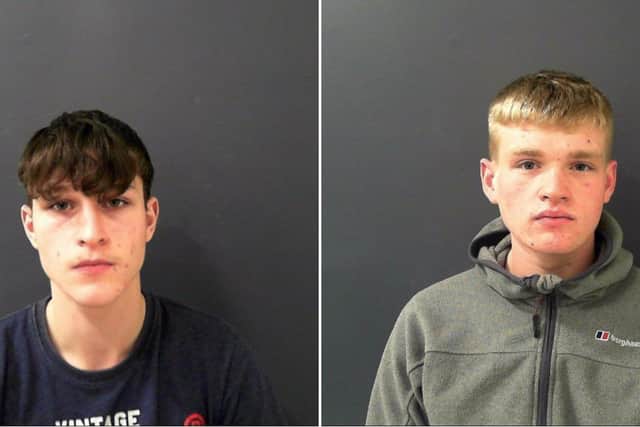 Connor Kirkwood, left, and Mitchell Southern
